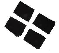 HOMSFOU 4pcs Elastic Cotton Dreadlock Caps Set, Unisex Headwrap Turban Hat with Stretchy Band, Braided Hair Tube Scarf for Dreadlocks and Protective Hairwear