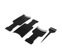 HOMSFOU 4pcs Hair Coloring Kit with 3 Flat Top Dye Boards and 1 Tint Comb for Balayage Highlights Hair Dyeing Tools Suitable for Salon and Home Use