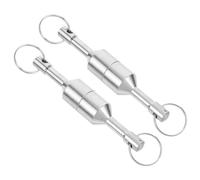 HOMSFOU 4pcs Jewelry Magnet Tester Keychain Gold Testing Tool Kit Silver Iron Magnet Calibration Weight Elegant Stylish Portable Gold Tester for Investment Verification and Everyday Wear