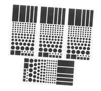 HOMSFOU 4pcs Led Light Blocking Stickers Adhesive Film for Electronics Routers Appliances Dimmer Indicator Covers Blackout Tape