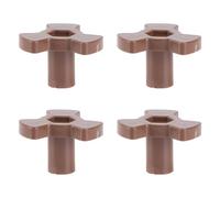 HOMSFOU 4pcs Microwave Turntable Coupler Y-Shaped Support Shaft Replacement for Glass Tray, Microwave Tray Drive Coupling Parts Suitable for Oven Turntable Assembly