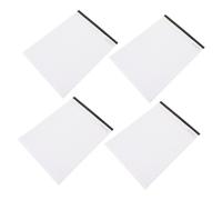 HOMSFOU 4pcs Multipurpose Tearable Memo Pads White Notepads Smooth Writing Paper for Office School Home Meeting Schedule Handbook Recording