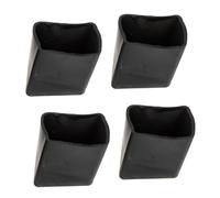 HOMSFOU 4Pcs Rubber Ladder Feet Protectors Non-Slip Anti-Skid Foot Pads for Step Ladders Replacement Covers for Stability and Floor Protection