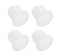 HOMSFOU 4pcs Silicone Cupping Sets for Vacuum Suction Therapy Portable Manual Silicone Cupping Device for Home Massage and Facial Effective Body and Neck Massage Tool
