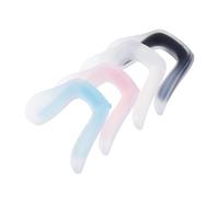 HOMSFOU 4pcs Soft Silicone Eyeglass Nose Pads Skid Cushions Comfortable Durable Nose Bridge Pads for Glasses Sunglasses with Stylish Color Mix White Pink Blue Black
