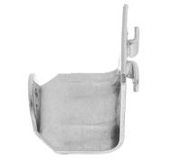 HOMSFOU 4pcs Stainless Steel Refrigerator Support Clamps for Freezer Shelf Fixing Brackets, Metal Cooler Shelf Brace Clips Compatible with Four-Door Fridge Freezer Display Cabinets