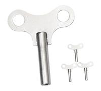 HOMSFOU 4pcs Steel Clock Keys for Clock Repair and Winding for Mechanical Easy to Use and Comfortable Grip