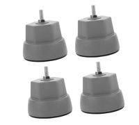 HOMSFOU 4pcs Washing Machine Stabilizer Pads Anti- Feet for Washer Dryer Shockproof Non-skid Elephant Base for Drum Washers Noise Reduction and Control