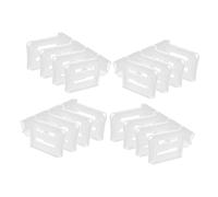 HOMSFOU 4sets Fridge Door Organiser Refrigerator Side Door Partition Space Partition for Fridge Plastic Divider