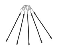HOMSFOU 5 Pcs Soldering Helping Hands Tool with Flexible Gooseneck Arms and Alligator Clips, Metal Third Hand Soldering Aid Pliers Grip for Electronics Repair and Crafting