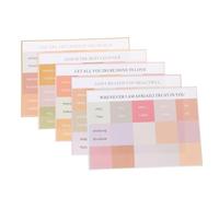 HOMSFOU 5 Sheets Bible Index Tabs of Colored Bible Labels for Studying Decorative Book Tabs with Text for Efficient Referencing and Quick Section Location