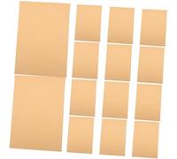 HOMSFOU 50 Sheets Thick Brown Kraft Drawing Paper Portable Sketch Pad for School Art Drawing with Convenient Multi-Media Use Including Pastels
