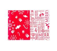 HOMSFOU 500 Pcs Xmas Nougat Making Supplie Christmas Candy Wrapper Wax Candy Paper Handmade Dessert Nougat Wrapping Paper Xmas Candy Papers Greaseproof Wax Paper Party Supplies Chocolate
