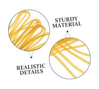HOMSFOU 500pcs Yellow Rubber Bands High Elasticity Heavy Duty Heat Resistant Office Supplies for Financial Document Organization and File Management