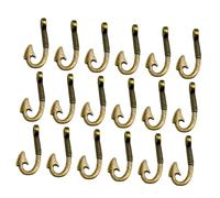 HOMSFOU 50pcs Antique Bronze Fishhook Pendants for Jewelry Making Alloy DIY Charms for Necklace Bracelet Creative Hanging Accessories for Scrapbooking Keychain Cellphone Decoration