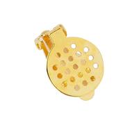 HOMSFOU 50pcs Golden DIY Ear Clip Findings Mesh Earrings Accessories for Non Pierced Ears Durable Delicate Clips for Handmade Jewelry Crafting