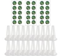 HOMSFOU 50pcs Hydroponic Net Pots Plant Growing Baskets for Soilless Cultivation, round Mesh Growers for Vegetable Sprouts and Flower Root Fixing, Suitable for Indoor and Balcony Gardening