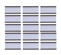 HOMSFOU 50Pcs Magnetic Label Clip Holder Set Practical Display for Retail Price Tags and Warehouse Management Magnetic Cards for Product Signage and Organization