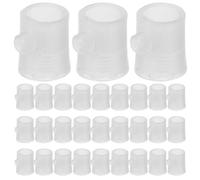 HOMSFOU 50pcs Plastic Cable Clamps for Lamp Connectors and Thread Cable Locker, Protecting and Securing The Wire, Fix The Lamp Power Wire for Retro Lighting and Pendant Lights