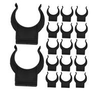 HOMSFOU 50pcs Plastic Plinth Clips Cabinet Toe Kick Corner Clips Furniture Leveling Feet Support for Skirting Board Trims Durable High Density Plastic Furniture Accessories for Cabinets