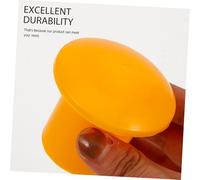 HOMSFOU 50pcs Plastic Rebar Caps High Visibility Protective Covers for Construction Industry Wear-resistant Mushroom End Caps Safety Sleeve Markers