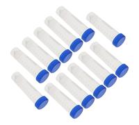 HOMSFOU 50pcs Self-standing Plastic Centrifuge Tubes with Screw Caps for Laboratory Use Sample Storage Tubes with Clear Graduated Scale Stable Vertical Design for Biochemistry Random Color