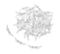 HOMSFOU 50pcs Silver Angel Wings Charms with Rhinestones for DIY Jewelry Making Lightweight Retro Wing Pendants for Bracelets Necklaces Earrings Christmas Accessories