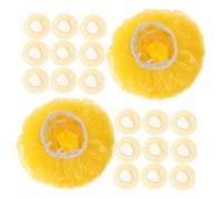 HOMSFOU 50pcs Yellow Plastic Fire Alarm Button Protective Covers for Electronic Alarms and Detectors, Reusable Dust Covers Enhancing Device Lifespan, for Installation and Replacements