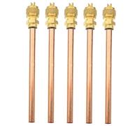 HOMSFOU 5pcs Access Valves for Refrigerator and Air Conditioner Refrigerant Systems Durable Service Valves with Simple Structure for Convenient Operation
