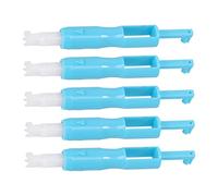 HOMSFOU 5pcs Automatic Sewing Machine Needle Threader Tool for Household Machines Easy Threading Device for Needles Compatible with Multifunctional and Vintage Models Blue