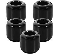 HOMSFOU 5pcs Ceramic Chime Candle Holder Set Mini Ritual Candles Holder for Rituals Spells Vigil Witchcraft Wedding Party Supplies