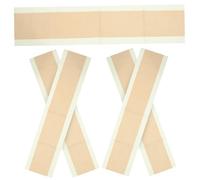 HOMSFOU 5pcs Chinese Calligraphy Paper Half Raw Xuan Paper for Writing and Painting High Toughness Ink Resistant for Art and Handwriting Practice