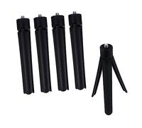 HOMSFOU 5pcs Foldable Mini Tripod for Phone Camera Portable Tabletop Stand Screw Fitting Multi-use