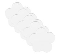 HOMSFOU 5pcs Phone Case Mirror Decals: Self-adhesive Flower Shape Mirror Stickers for Makeup - 4. 0x4. 0cm Portable Small Acrylic Stick-on Smartphone Case Back Charm for Travel