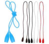 HOMSFOU 5Pcs Silicone Glasses Straps Non Slip Eyewear Retainer Lanyards for Sports for Sunglasses and Reading Glasses Lightweight and Portable for Outdoor Activities