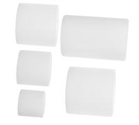 HOMSFOU 5PCS Silicone Round Candle Mold for DIY Pillar Candles Multi Epoxy Resin Moulds for Handmade Crafts Home Decor with Quick Release and Heat Resistant Features