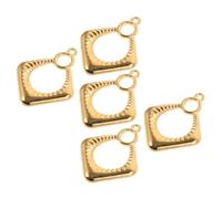 HOMSFOU 5pcs Stainless Steel Bohemian Jewelry Charms Creative Pendants for DIY Earrings Necklaces for Jewelry Making Great for Craft Lovers