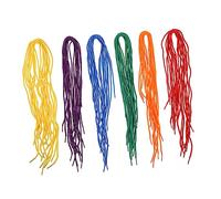 HOMSFOU 60 Pcs Beaded Shoelaces Durable Polyester Laces for Casual Shoes Threading Projects and Jewelry Making Stylish Replacement for Sneakers and Trainers
