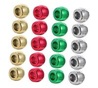 HOMSFOU 600pcs Christmas Color Plastic Beads DIY Jewelry Making Kit for Bracelets Necklaces Earrings Durable Large Beads for Festive Crafts and Holiday Decorations