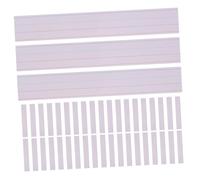 HOMSFOU 60pcs Ruled Sentence Strips for School Teaching Aids Reusable Writing Strips for Classroom and Home Learning Office Supplies for Handwriting Practice and Word Writing