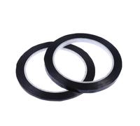 HOMSFOU 6pcs Black Pet Marking Tape 3mm Width Self-adhesive Whiteboard Grid Tape for Blackboard Writings and Journals, for Creating Lines on Scrapbooks and Paper Works