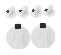 HOMSFOU 6pcs Burner Knobs Replacement Gas Range Oven Control Switch Knob for Water Heaters Home Appliances