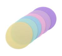HOMSFOU 6pcs Cm Flat Soccer Training Marker Mat Non-slip Tpe Colored Agility Spot Markers Lightweight Quick Setup for Artificial Turf and Gym Floors Suitable for Soccer Random Color
