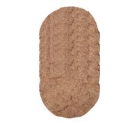 HOMSFOU 6pcs Coconut Fiber Mat Breeding Pad Breathable Natural Coconut Fiber Material 8.65x8.25x0.31in Home Use for Pigeon and Chicken