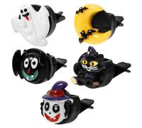 HOMSFOU 6pcs Halloween Themed Car Air Freshener Vent Clips Resin Car Air Conditioning Vent Decor with Unique and Fun Touch Keeps Smelling Fresh for Decorating Your Interior
