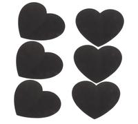 HOMSFOU 6pcs Heart Shaped Sublimation Mouse Pads Blank Heat Transfer Mouse Pads for Crafts Non- for Gaming and Office Use