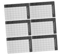 HOMSFOU 6pcs Magnetic Screw Pad for Electronics Repair Magnetic Tool Organizer Mat with Accurate Parts Mapping Reusable Small Parts Tray for Phone Disassembly and Screw Storage