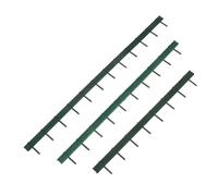 HOMSFOU 6pcs Micro Landscape Road Barrier Miniature Railway Fence for Model Trains Sand Table Diorama DIY Scenic Layout Accessory Craft for Train Scenes