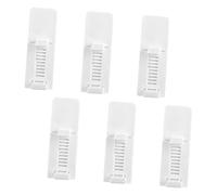 HOMSFOU 6pcs Portable Toilet Cover Lifters Durable Bathroom Potty Seat Handle for Sanitary Use Home Office and Public Restrooms Easy Installation Fits Toilet Covers
