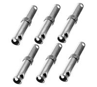 HOMSFOU 6pcs Scaffold Connectors Scaffold Fittings Metal Scaffolding Coupling Pin Coupling Pin Heavy Duty Silver